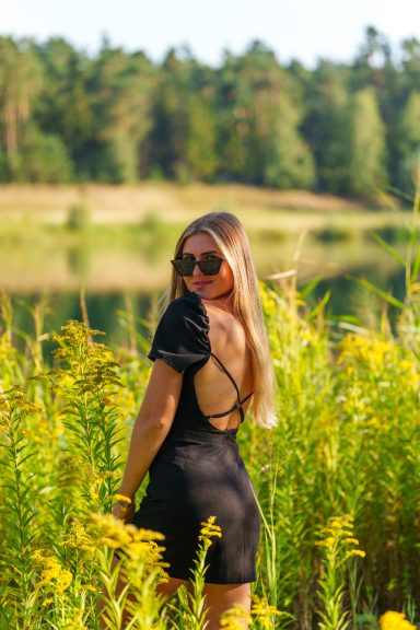 Model Sommer See Natur Sonnenschein Blonde Fitness